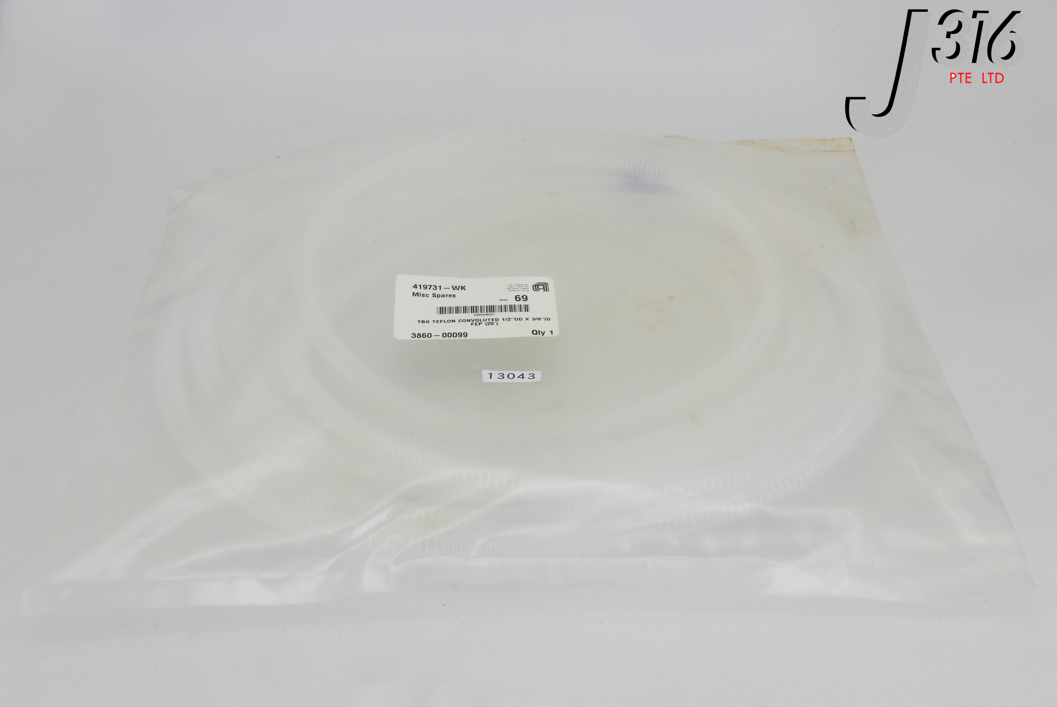 13043 APPLIED MATERIALS TBG TEFLON CONVOLUTED 1/2